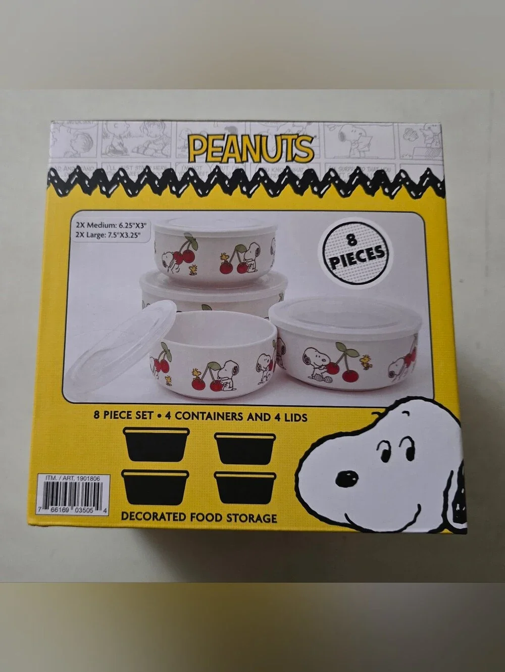 Decorated Food Storage Containers